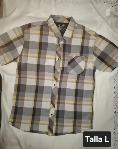 Camisa a cuadros para hombre talla L, XL, XXL - miniatura 2