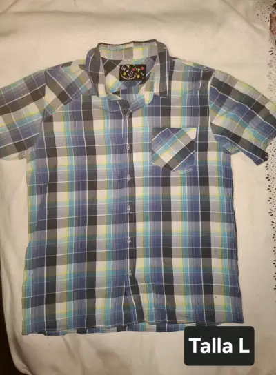 Camisa a cuadros para hombre talla L, XL, XXL - miniatura 3