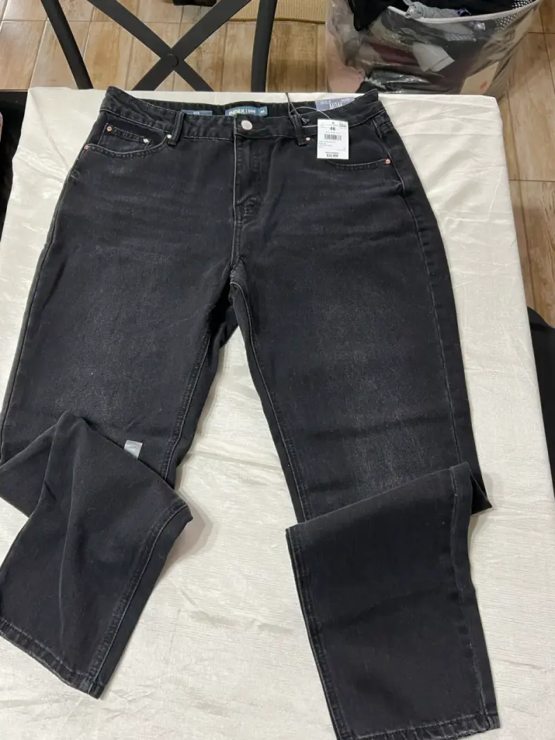 Jeans negros mom fit Index talla 46 - 1