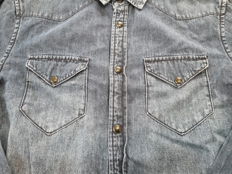 Camisa de mezclilla para hombre Zara Man - 4