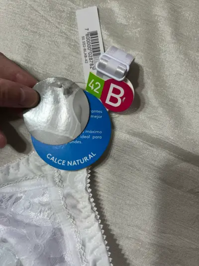 Sostenes sin aro calce natural 42B - miniatura 2
