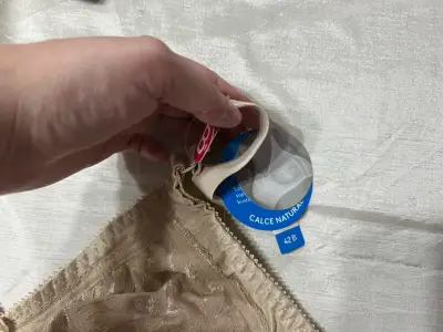 Sostenes sin aro calce natural 42B - miniatura 4