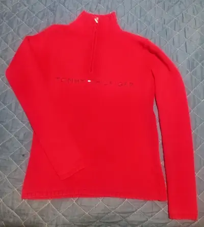 Suéter rojo Tommy Hilfiger para mujer - miniatura 1
