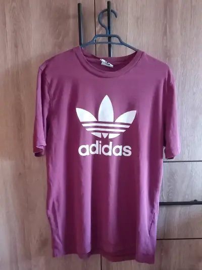 Polera Adidas OG talla M - burdeo. - miniatura 1