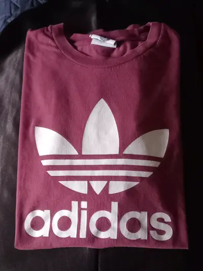 Polera Adidas OG talla M - burdeo. - miniatura 2