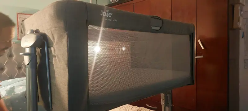 Cuna colecho Joie gris como nuevo - 2