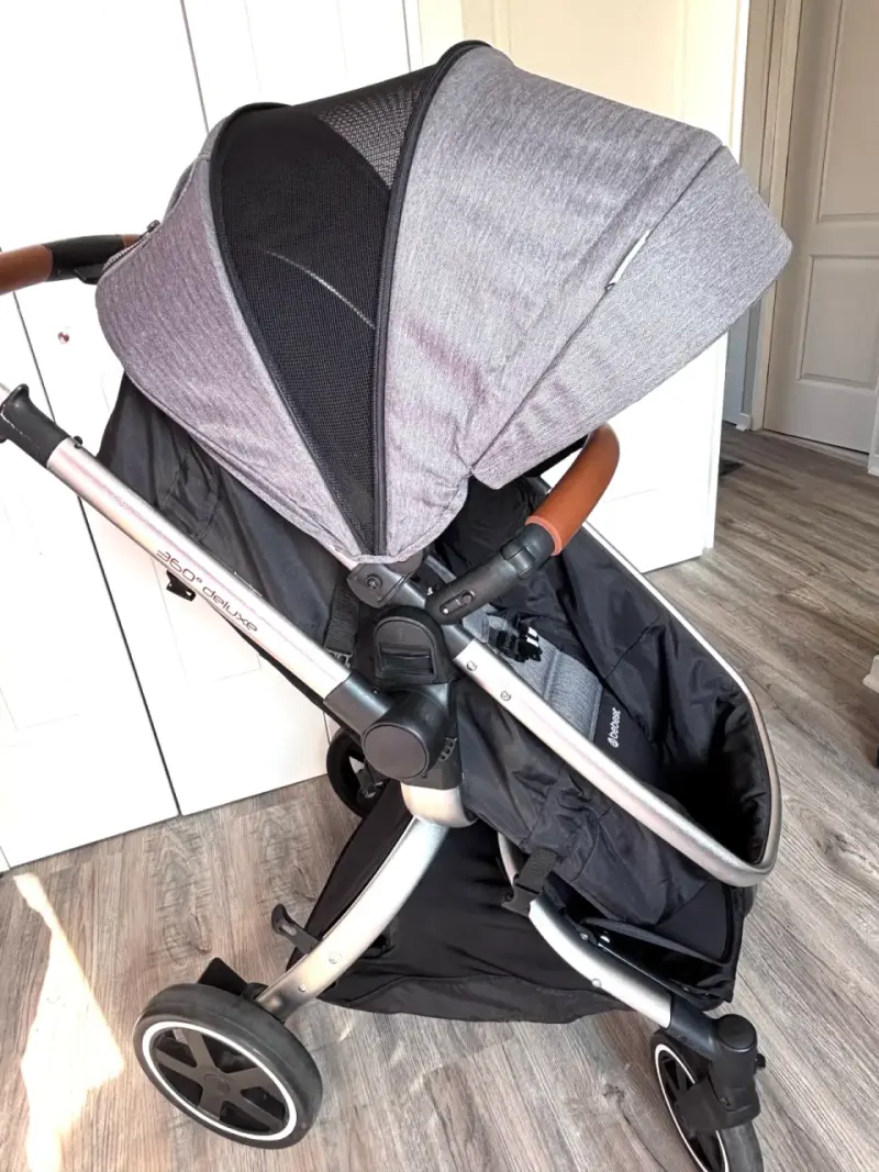 Coche de bebé 3 en 1 con moisés y paseo - 2