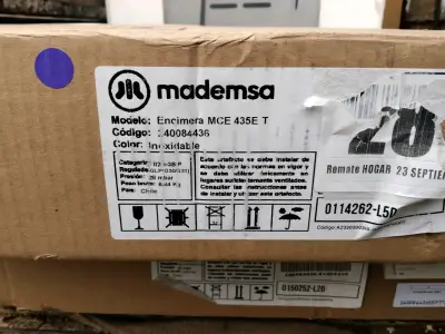 Encimera a gas Mademsa MCE 435E T inoxidable - miniatura 2