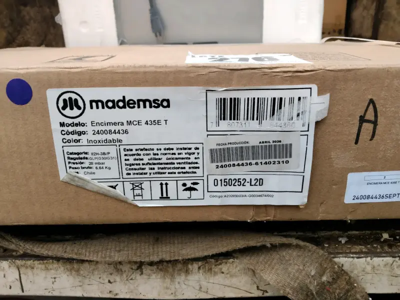 Encimera a gas Mademsa MCE 435E T inoxidable - 3