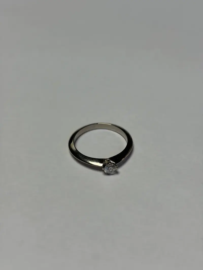 Anillo Helmlinger 18K con diamante natural - 3