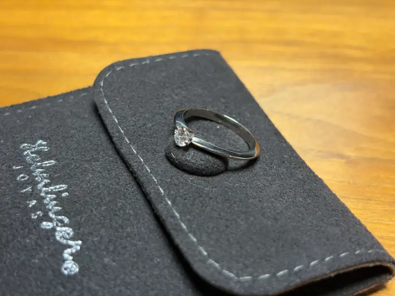 Anillo Helmlinger 18K con diamante natural - 4