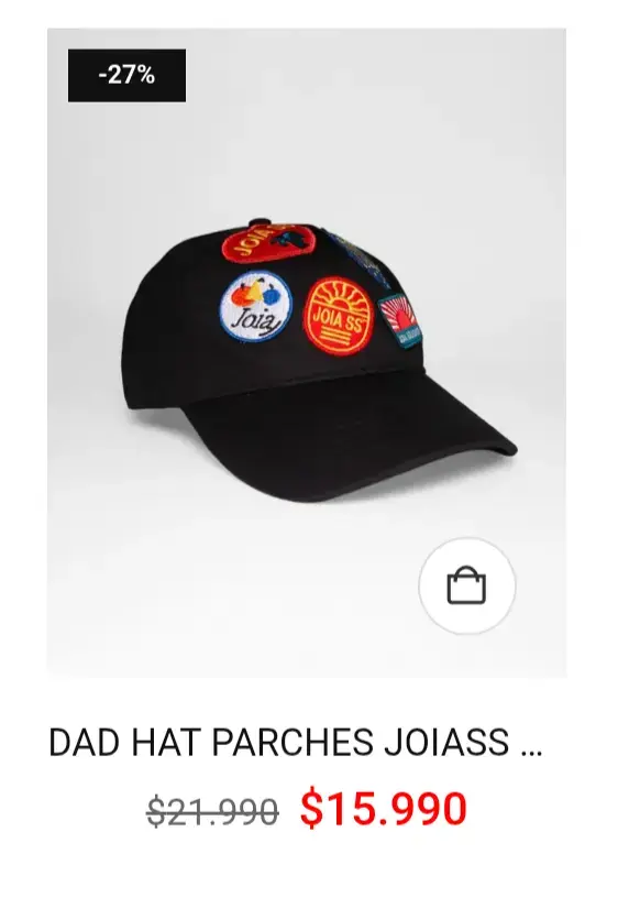 Gorra Joia precio tienda $15.990 oferta $9.990 - 3