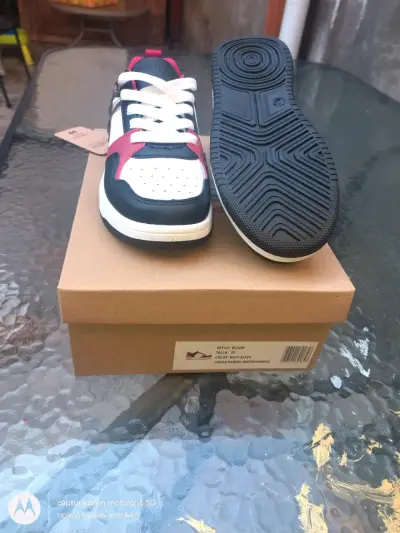 Zapatillas Bambers Kids  niños color rojo y neg - miniatura 2