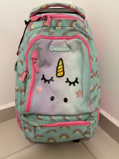 Mochila carro unicornio Xtrem para niñas - miniatura 1