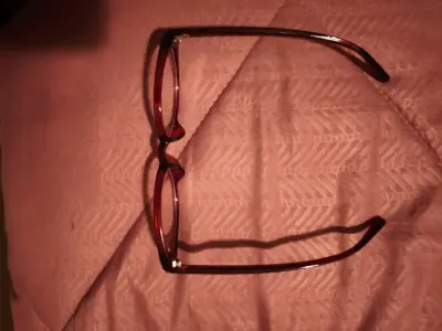 Lentes marco rojo estilo cat eye - miniatura 3