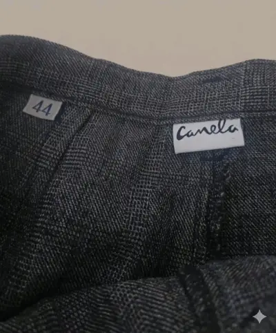 Pantalón gris Camela talla XL/44 - miniatura 2