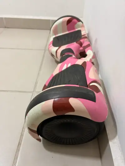Hoverboard eléctrico camuflaje rosa - miniatura 3