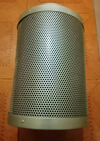 Filtro de aire metálico cilíndrico - miniatura 1