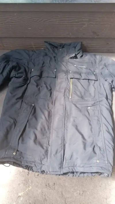 Chaqueta Columbia negra con forro polar - miniatura 5