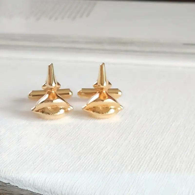 Gemelos Vintage Salvador Dalí “Nez-Bouche” - 5