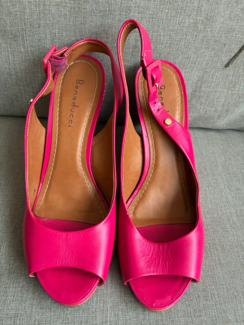 Sandalias de tacón alto fucsia BENEDUCCI - 4