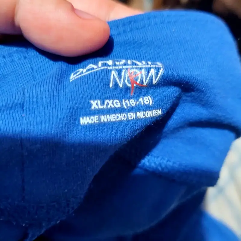 Pantalones deportivos azules talla XL - 2