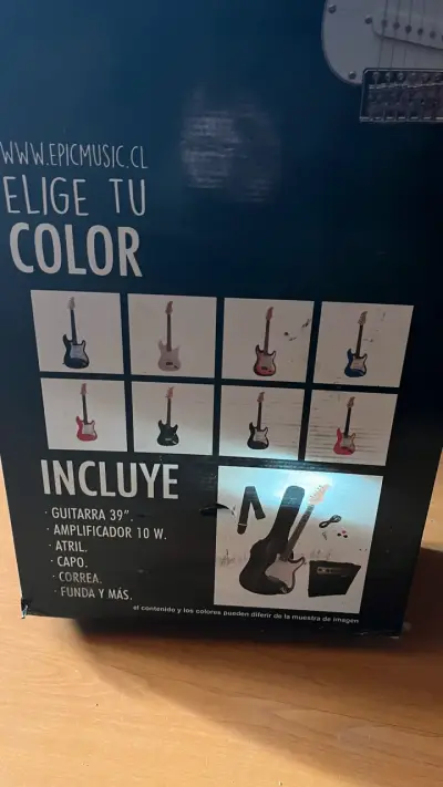 Pack guitarra eléctrica Epic con amplificador y + - miniatura 1