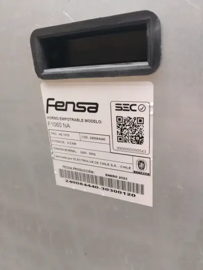 Horno empotrable Fensa F1060NA negro - miniatura 5