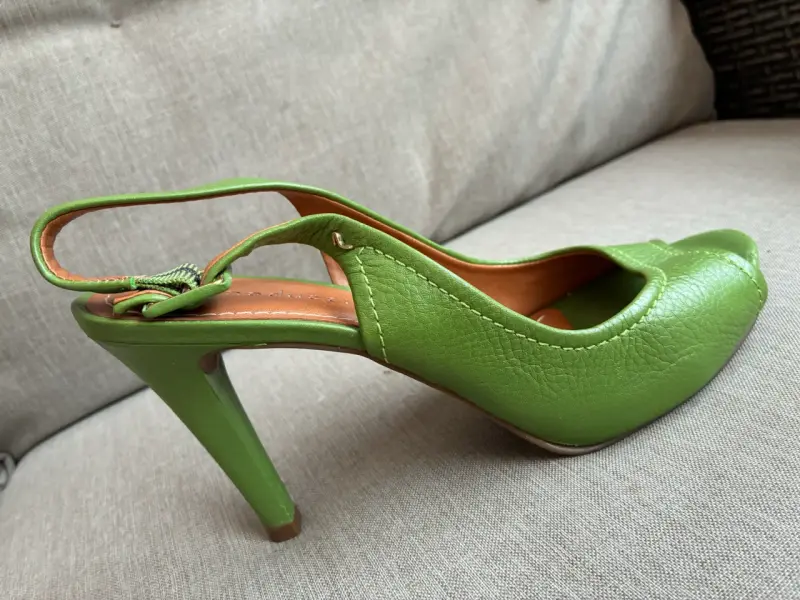 Zapatos de tacón verde BENEDUCCI - 4