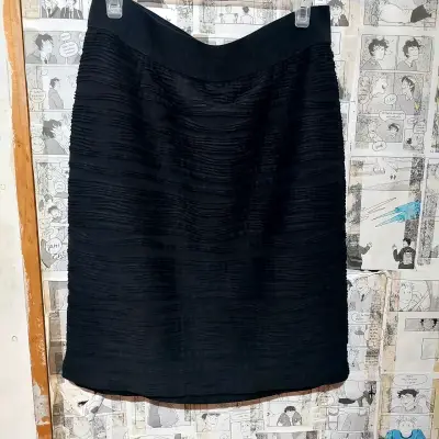 Falda negra plisada Alfani talla L - miniatura 1