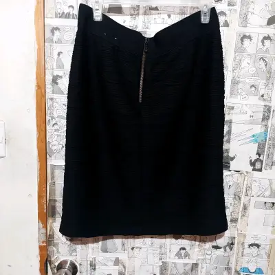 Falda negra plisada Alfani talla L - miniatura 2