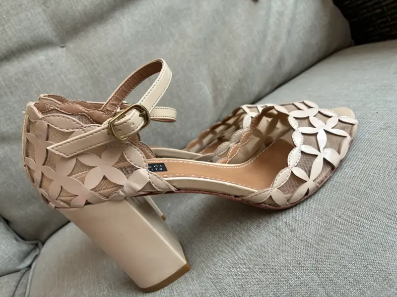 Sandalias de tacón beige BENEDUCCI - 2