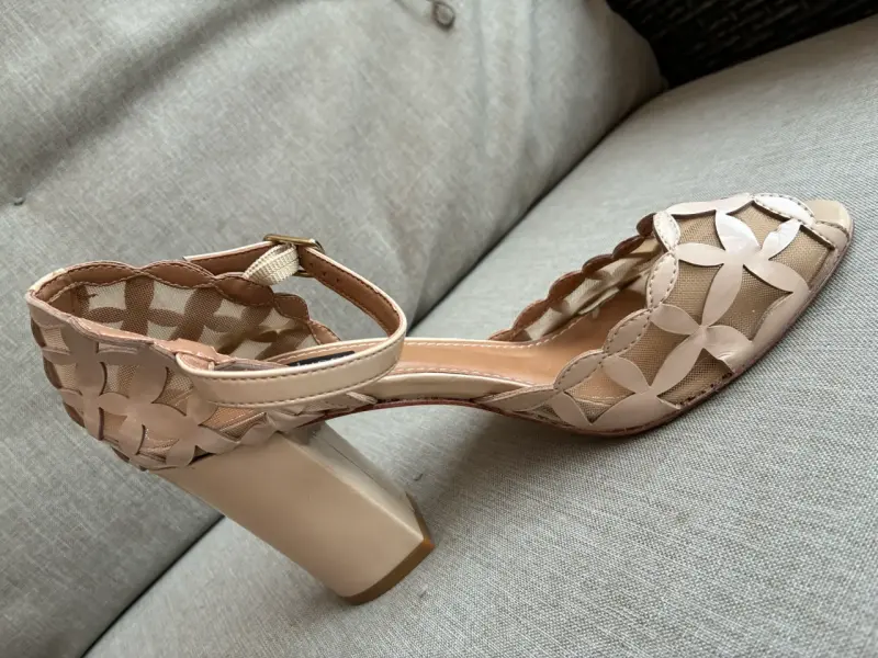 Sandalias de tacón beige BENEDUCCI - 4