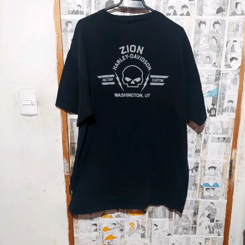 Polera Harley Davidson con diseño de calavera XL - 2
