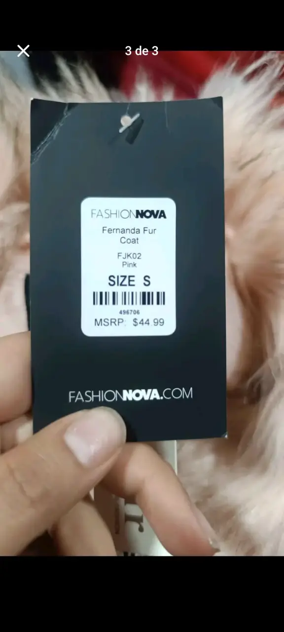 Abrigo de piel sintética rosa Fashion Nova - 3