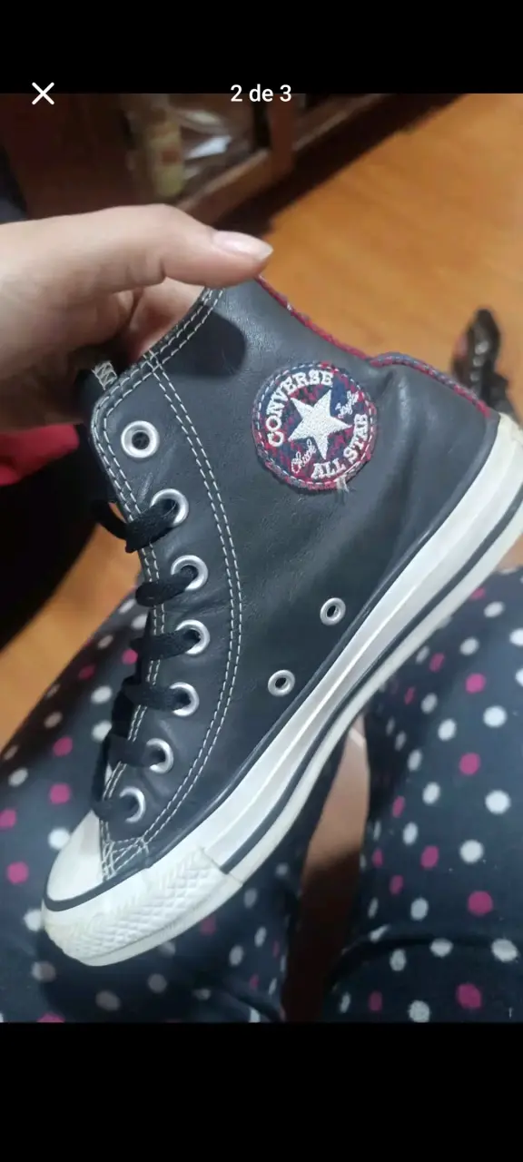 Zapatillas Converse All Star negras de caña alta - 2