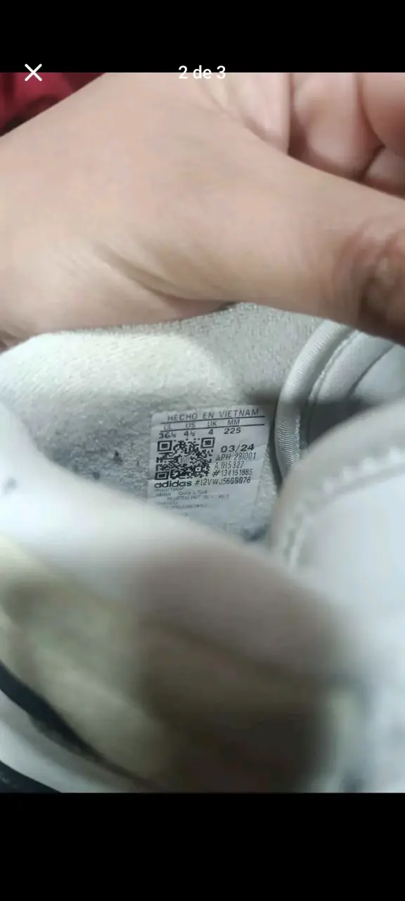 Zapatillas deportivas blancas Adidas clásicas - 2