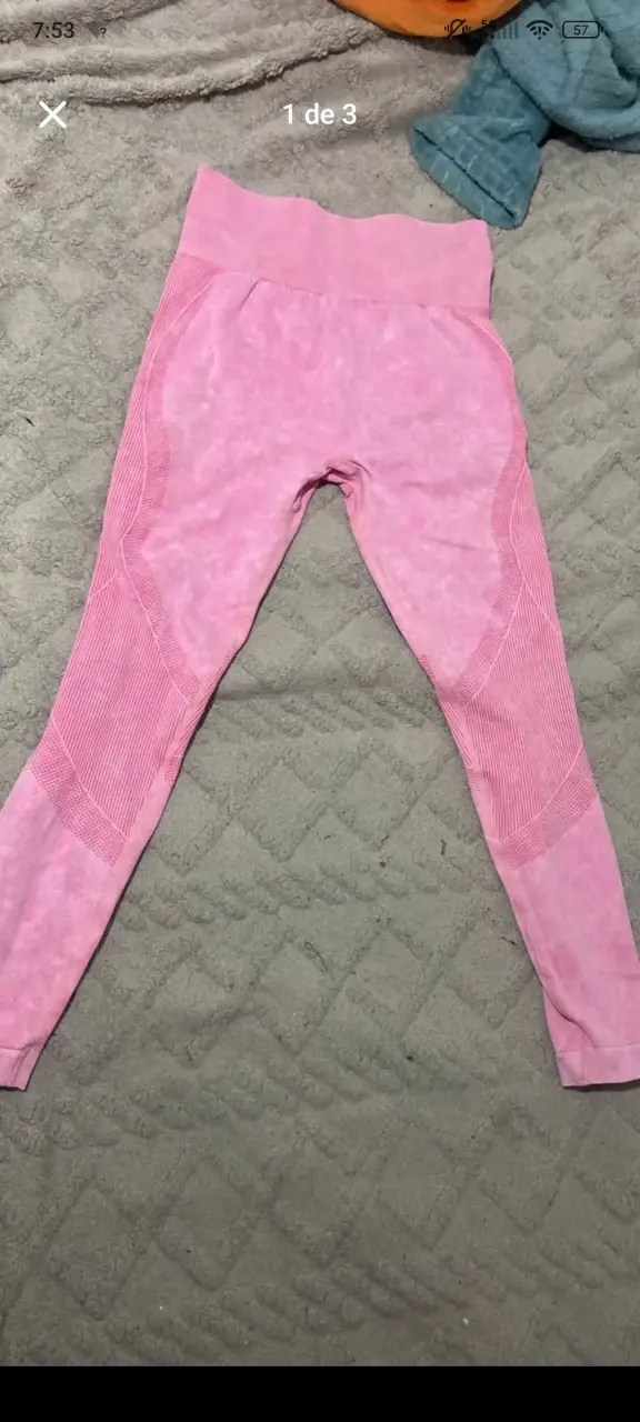 Leggings deportivos rosados para mujer - 1