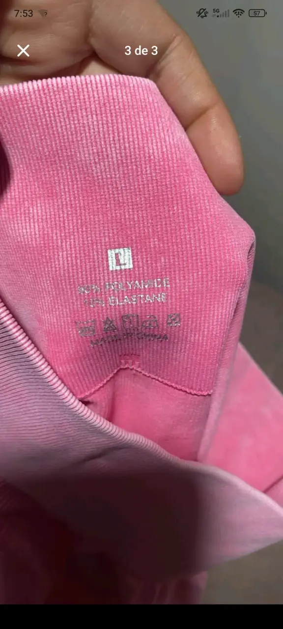 Leggings deportivos rosados para mujer - 3