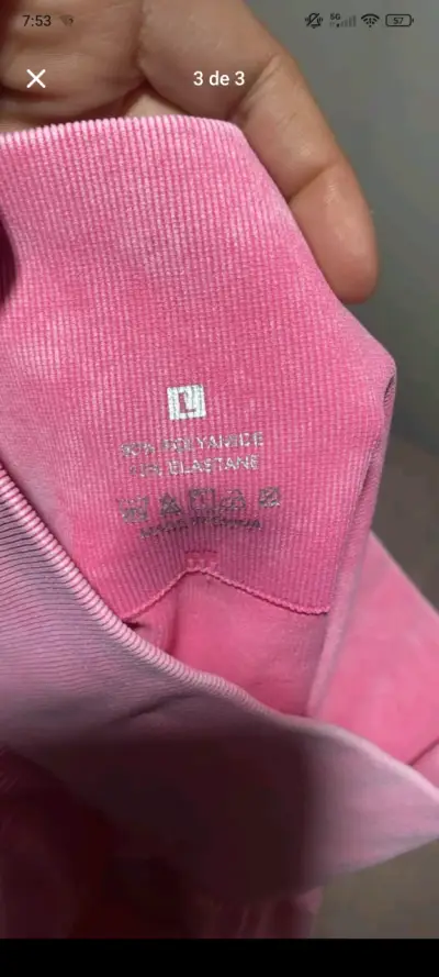 Leggings deportivos rosados para mujer - miniatura 3