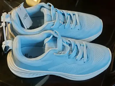 Zapatillas deportivas celestes con espuma de memoria - miniatura 2