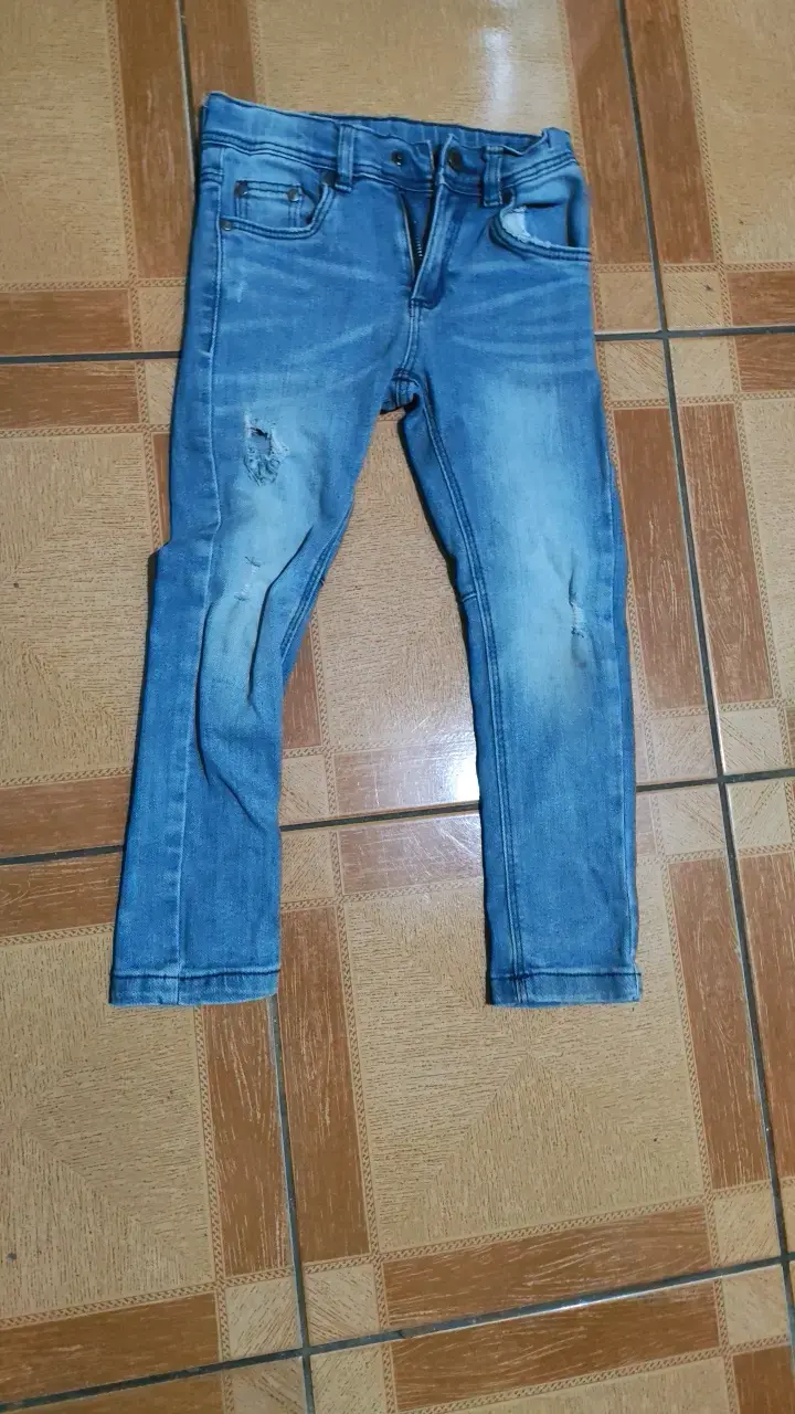Jeans azules desgastados para niño - 1