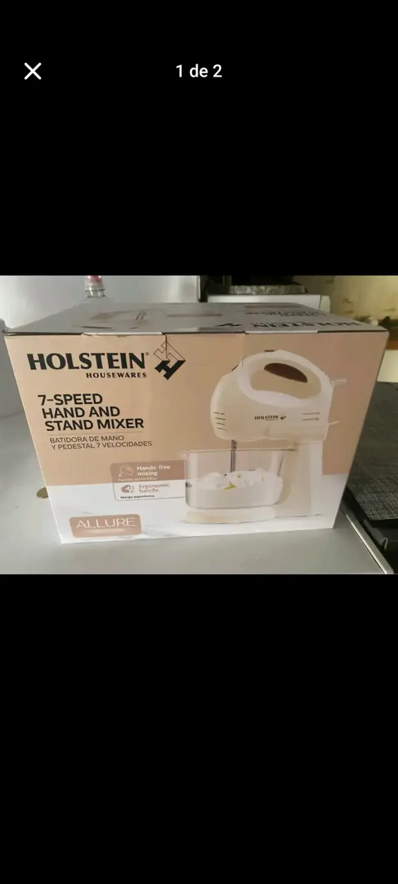 Batidora de Mano y Pedestal Holstein 7 Velocidades - 1