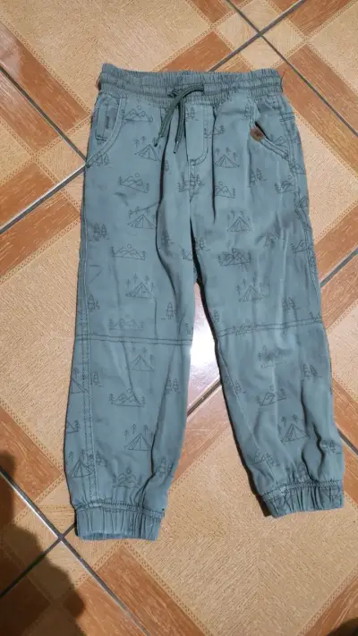 Pantalones de niño estampados Yamp talla 4 - miniatura 1