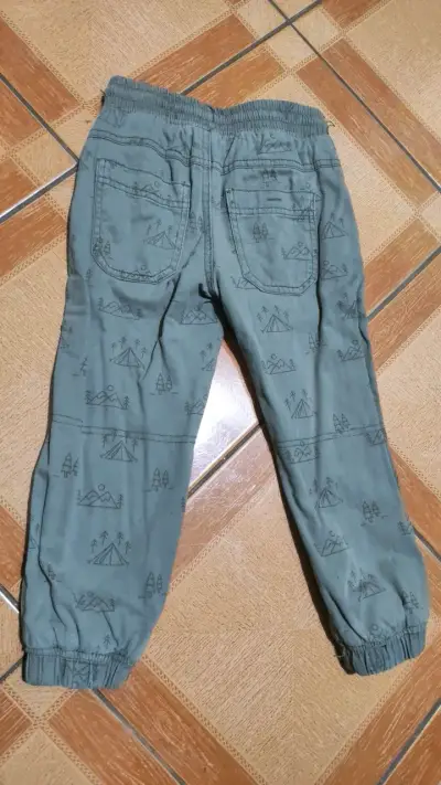 Pantalones de niño estampados Yamp talla 4 - miniatura 2