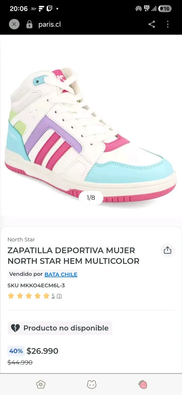 Zapatillas mujer North Star multicolor - 4