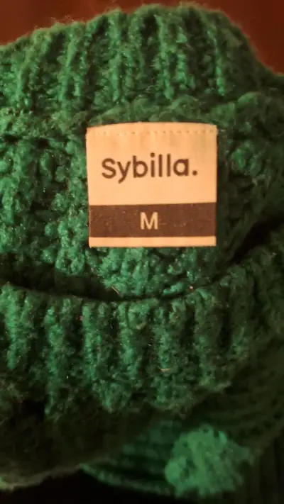 Suéter tejido verde Sybilla talla M - miniatura 1