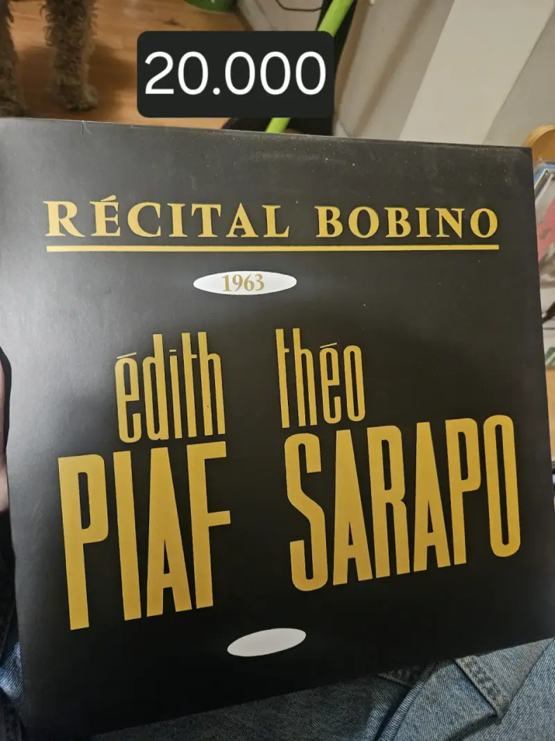 Vinilo Recital Bobino 1963 Édith Piaf y Théo Sarapo