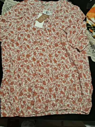 Blusa floral manga larga Aziza XL - miniatura 1