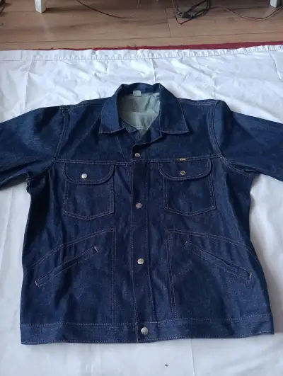 Chaqueta de mezclilla azul - miniatura 1